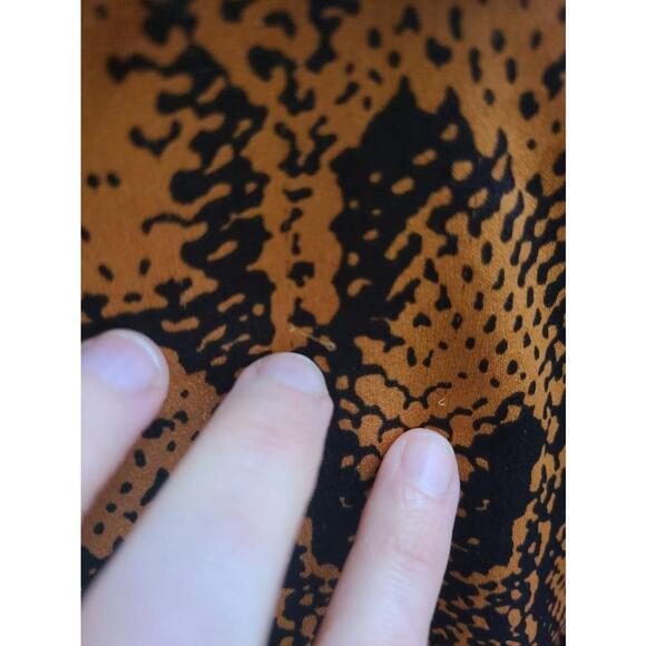 Zara Copper Python Print Midi Dress - Size XS - Picture 14 of 14